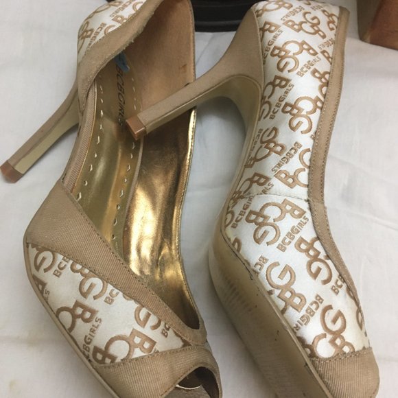 Unused BCBGirls Elani Peep Toe Heels - Picture 6 of 15